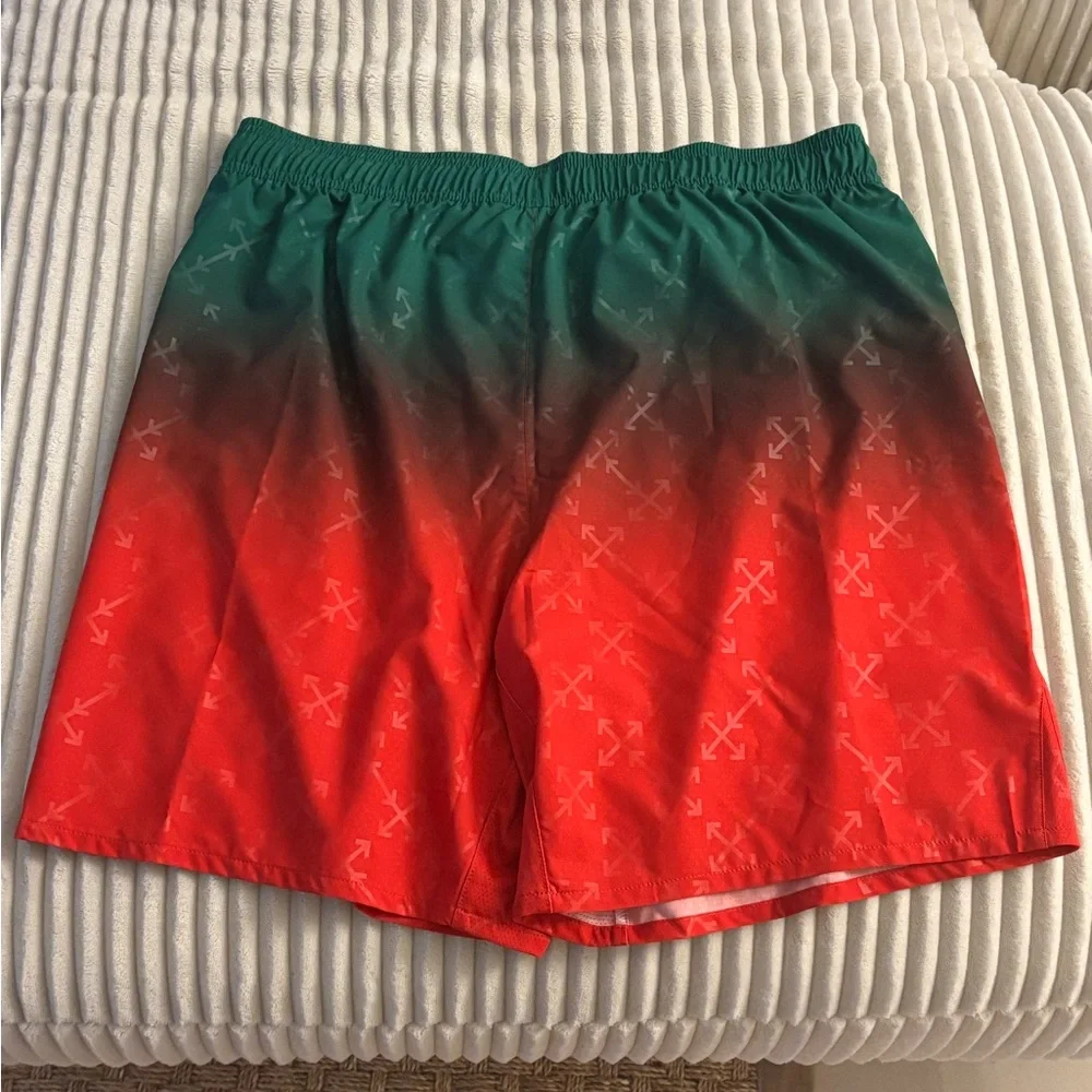 OFF-WHITE x Puma AC Milan Authentic Shorts Red/Black - Picture 8 of 8